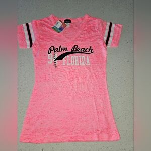 Palm Beach t shirts pink